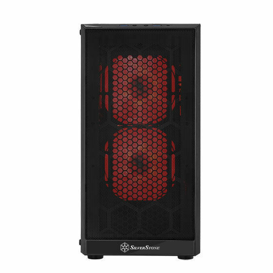 Silverstone PS15B-RGB (Tempered Glass Window) Precision  RGB Fan MATX Case