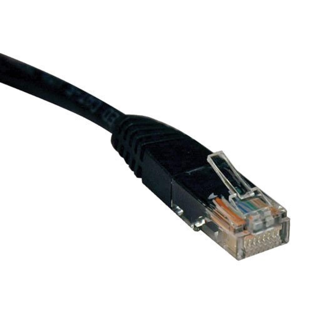 EATON N002-015-BK Cat5e 350MHz Molded Patch Cable (RJ45 M/M) - Black, 15-ft