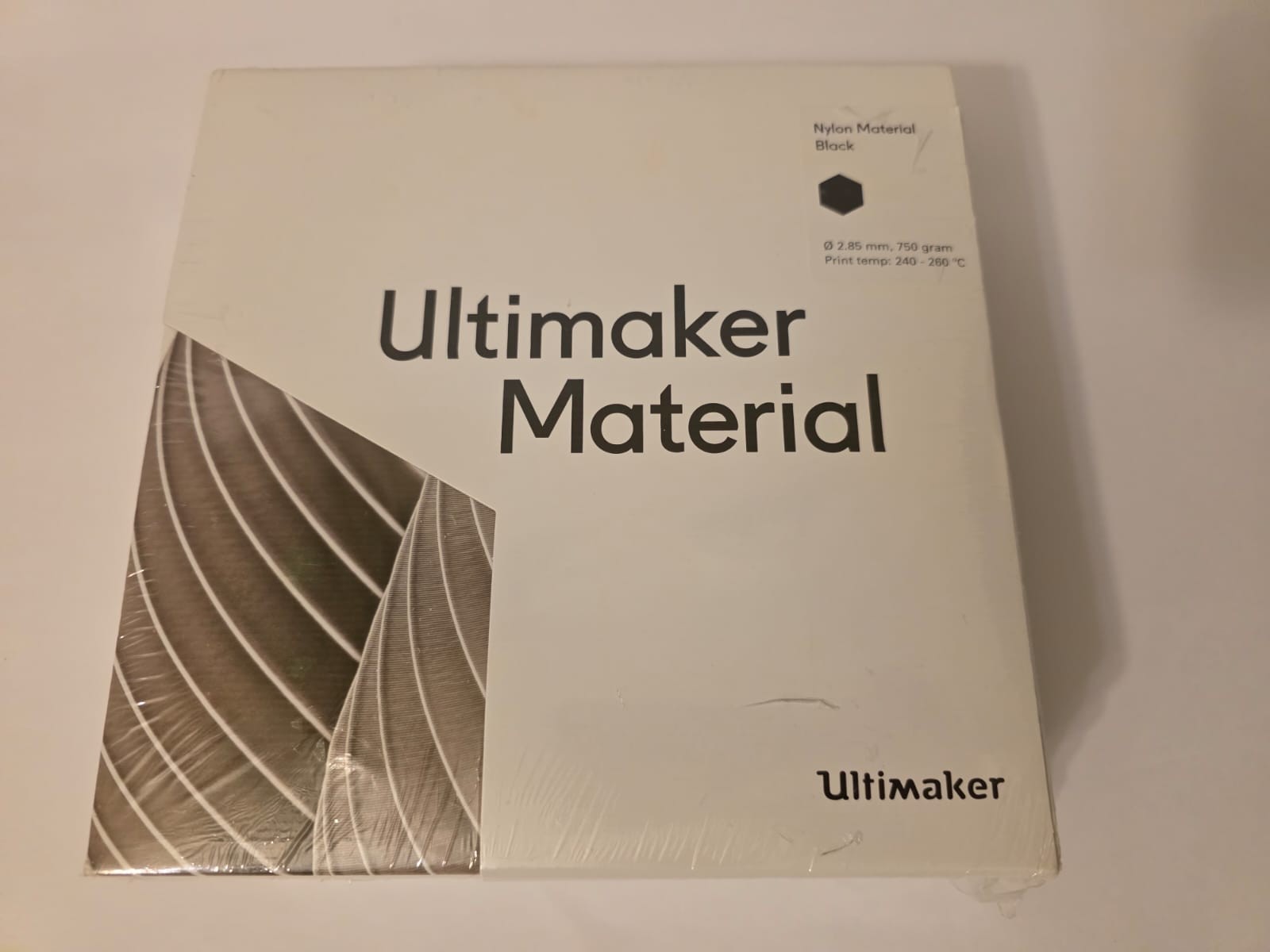 Ultimaker Material Nylon Black 1646 2.85mm, 750 gram