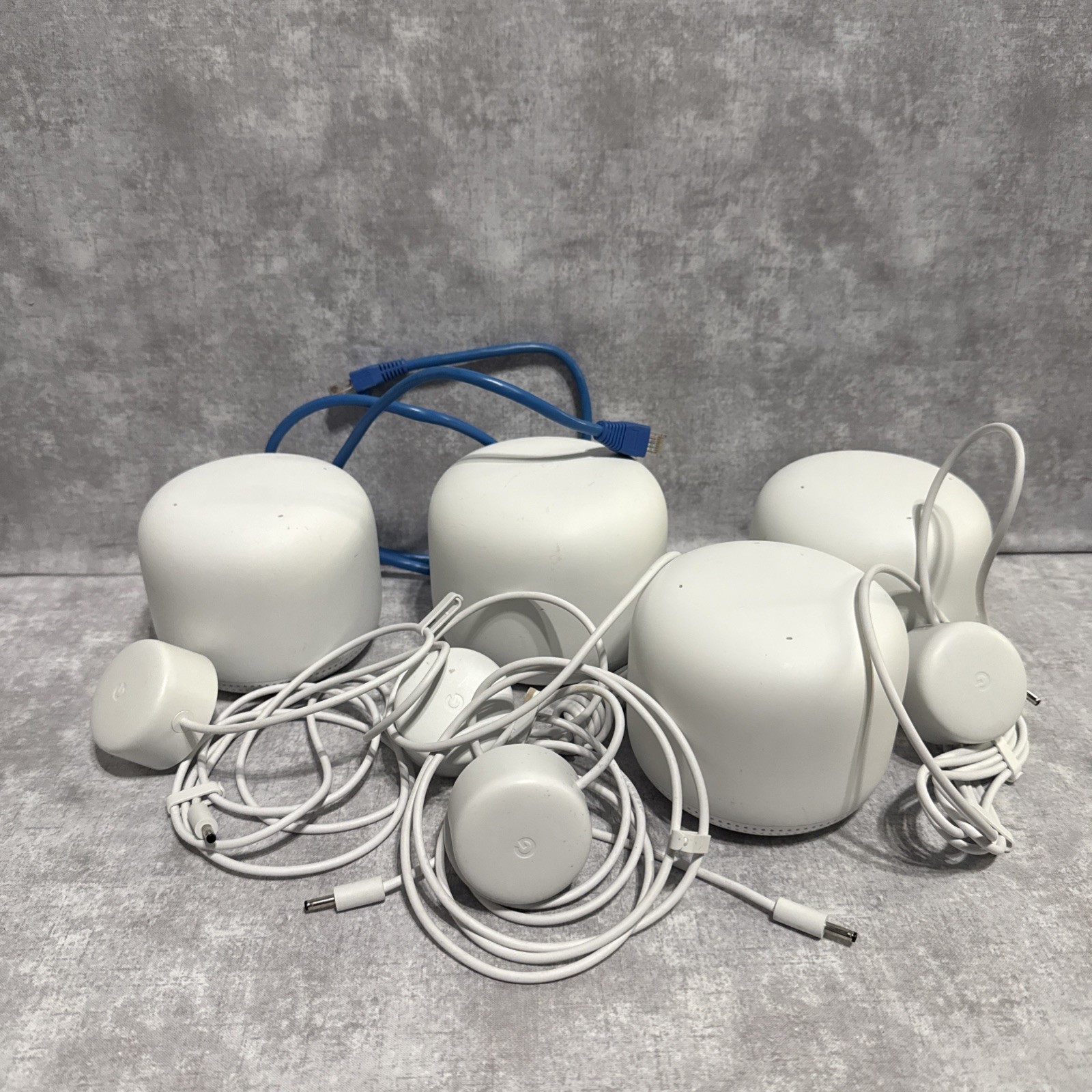 Lot 4 Google Nest WiFi Routers H2D AC2200 Mesh System w/ OEM Power Cords Tested