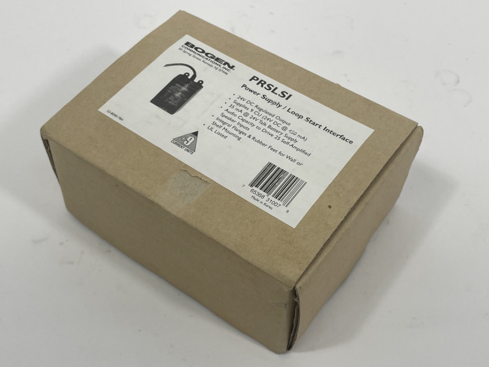 NEW OPEN BOX Bogen PRSLSI 24V DC AC Power Supply Loop Start Interface