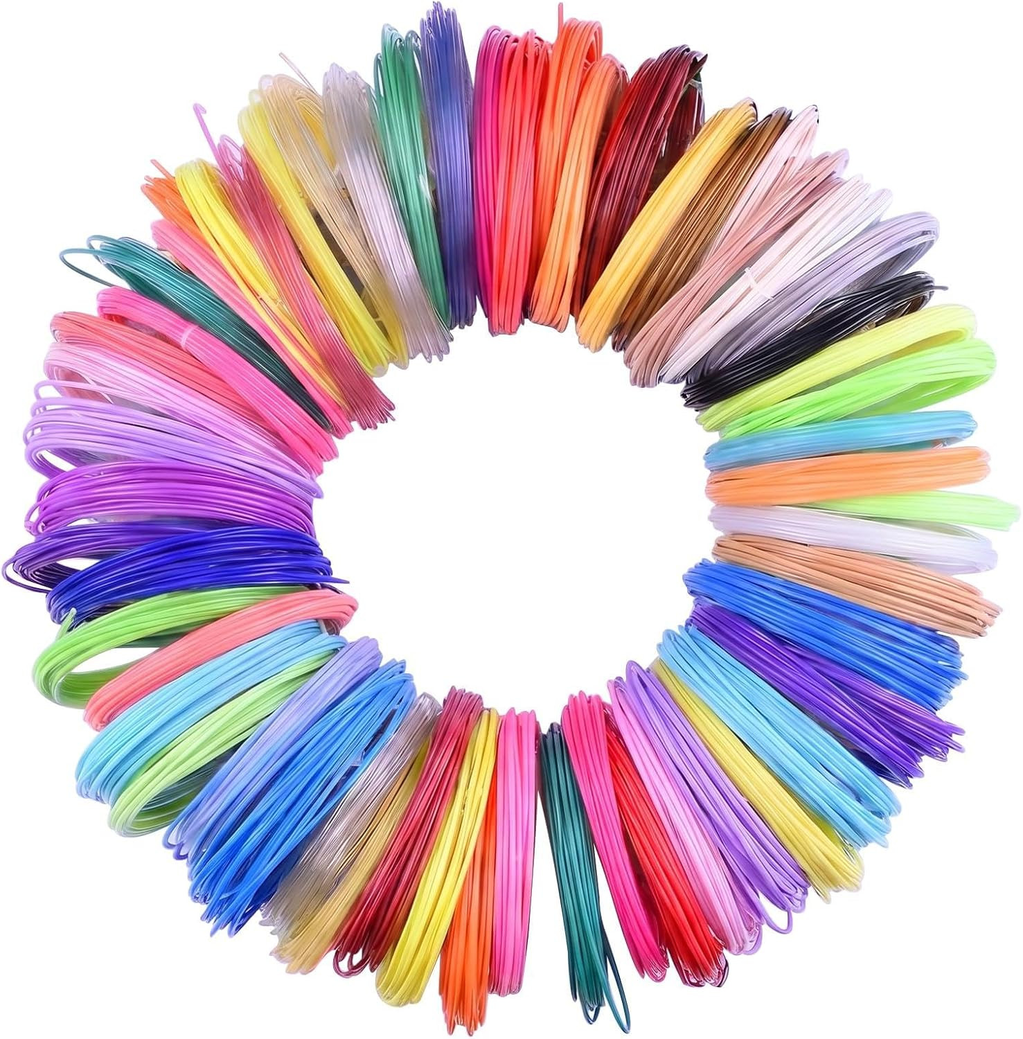 Puikos 46 Colors 3D Pen Printing Filament Refill 1.75mm Compatible with SCRIB3D
