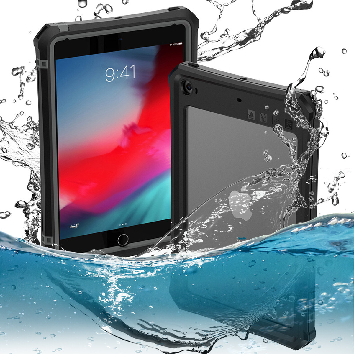 Slim Fit Waterproof & Drop Proof Case for iPad Mini 4/5 – Lightweight & Tough