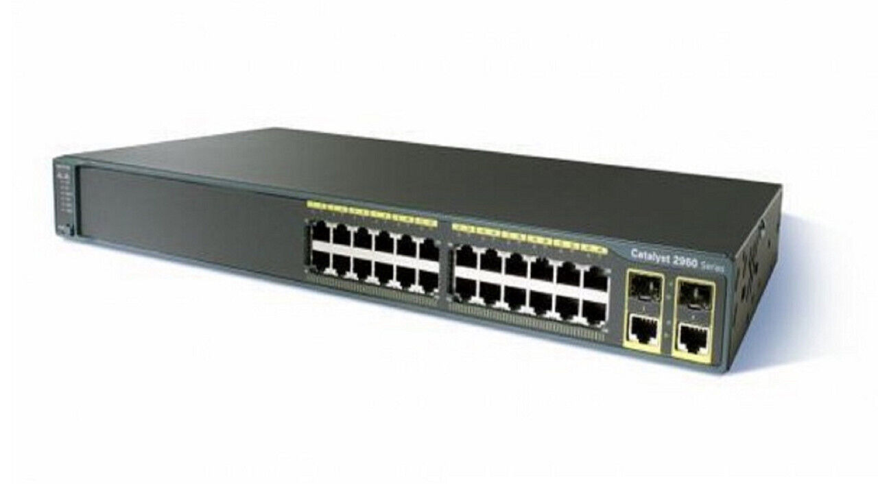 Cisco WS-C2960+24TC-L Catalyst 24 Ports L2 Fast Ethernet Switch 1 Year Warranty