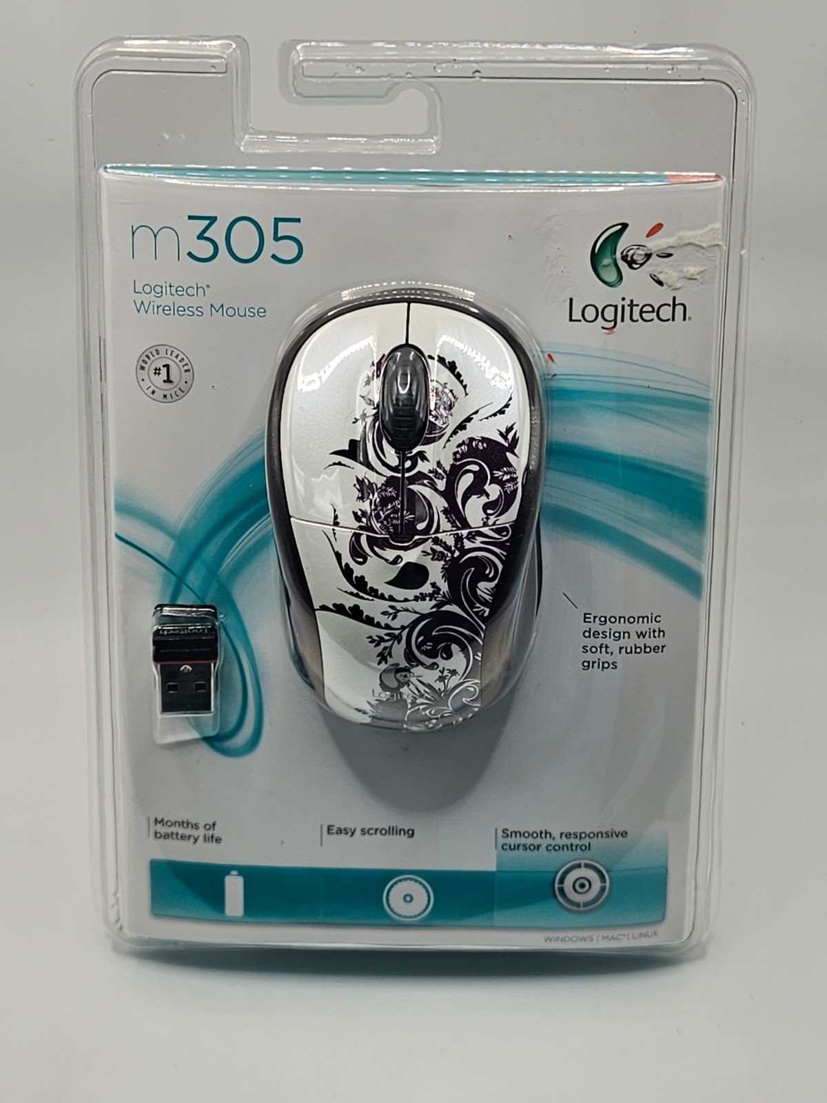 Logitech M305 Wireless Optical Mouse READ