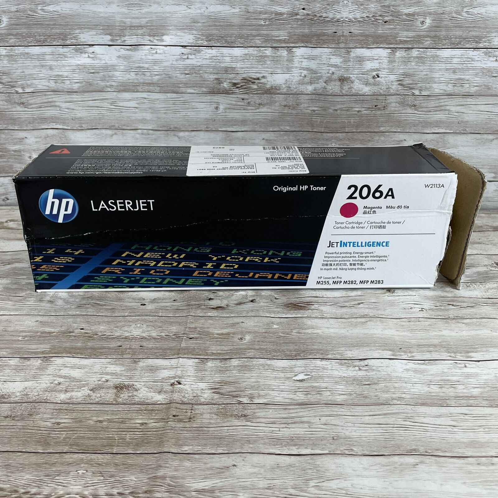 HP W2113A Magenta Genuine LaserJet Toner Cartridge Sealed 206A - New Open Box