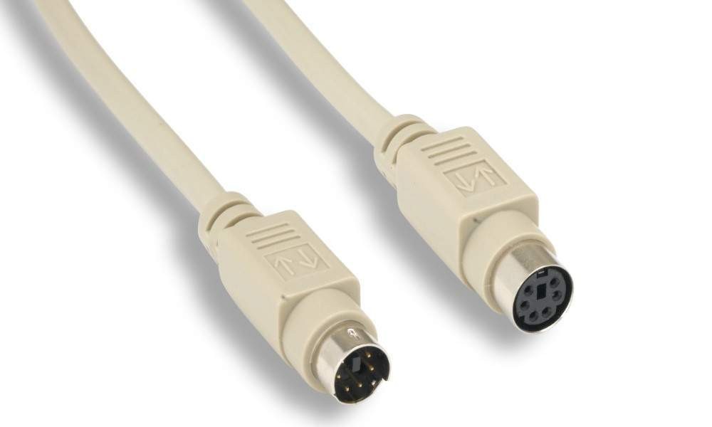 10FT Keyboard Mouse Extension Cable MiniDin6 Male to Female PS2 PS/2