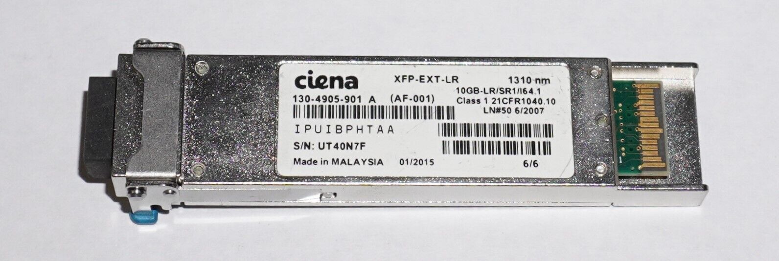 Ciena | XFP-EXT-LR | 130-4905-901 | 10GB-LR SR1 Transceiver Module