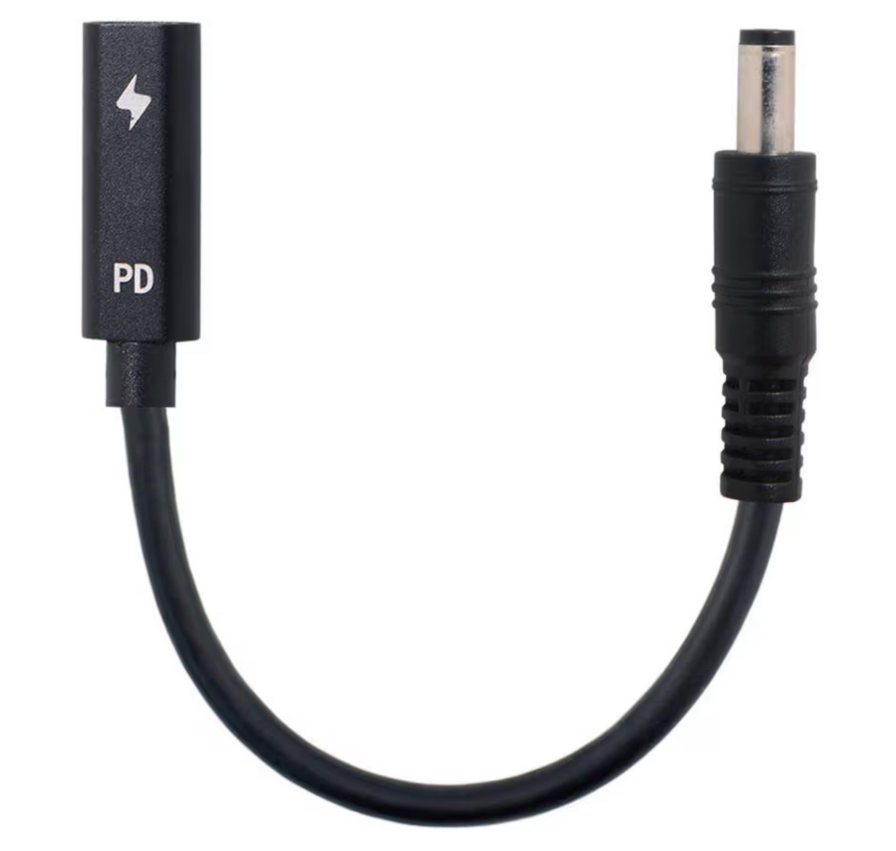 Cablecc Type C USB-C female input to DC 0.217x0.083 in Power PD Charging Laptop