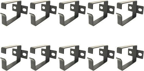 10 Pack Server Rack Cable Management D-Ring Hooks Cord Organizer Ring Set