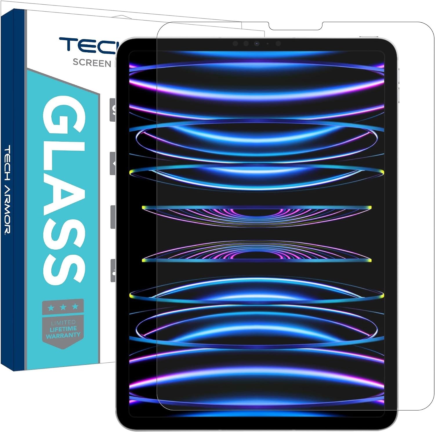 1 Pack Screen Protector for iPad Pro 11 (2022), 9H Tempered Glass, Ballistic