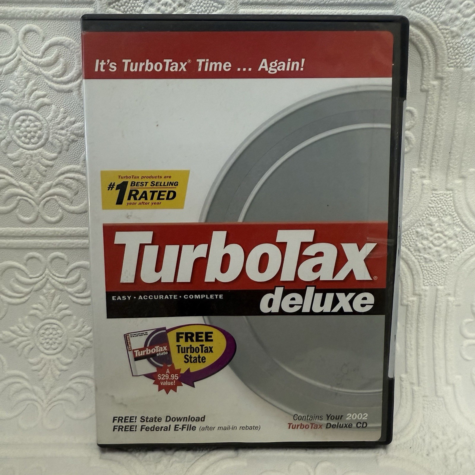 2002 TurboTax Deluxe Federal + State Turbo Tax Software CD New SEALED