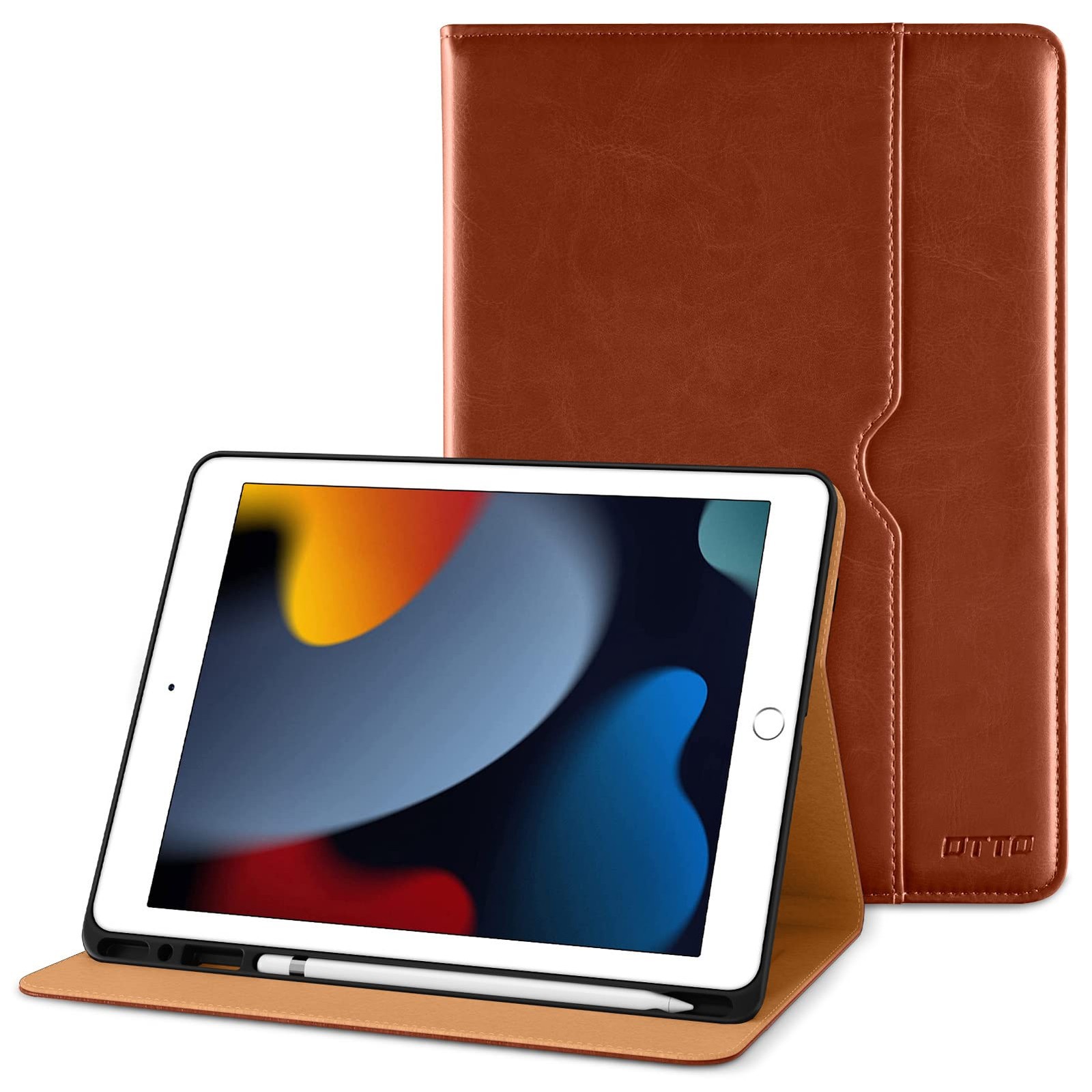 DTTO for iPad 9th/8th/7th Generation 10.2 Inch Case Dark Brown