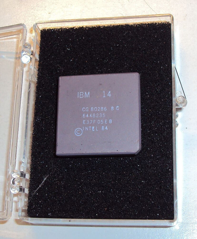 IBM 14 CG 80286 8C processor dated from 8543 New Old Stock I believe..