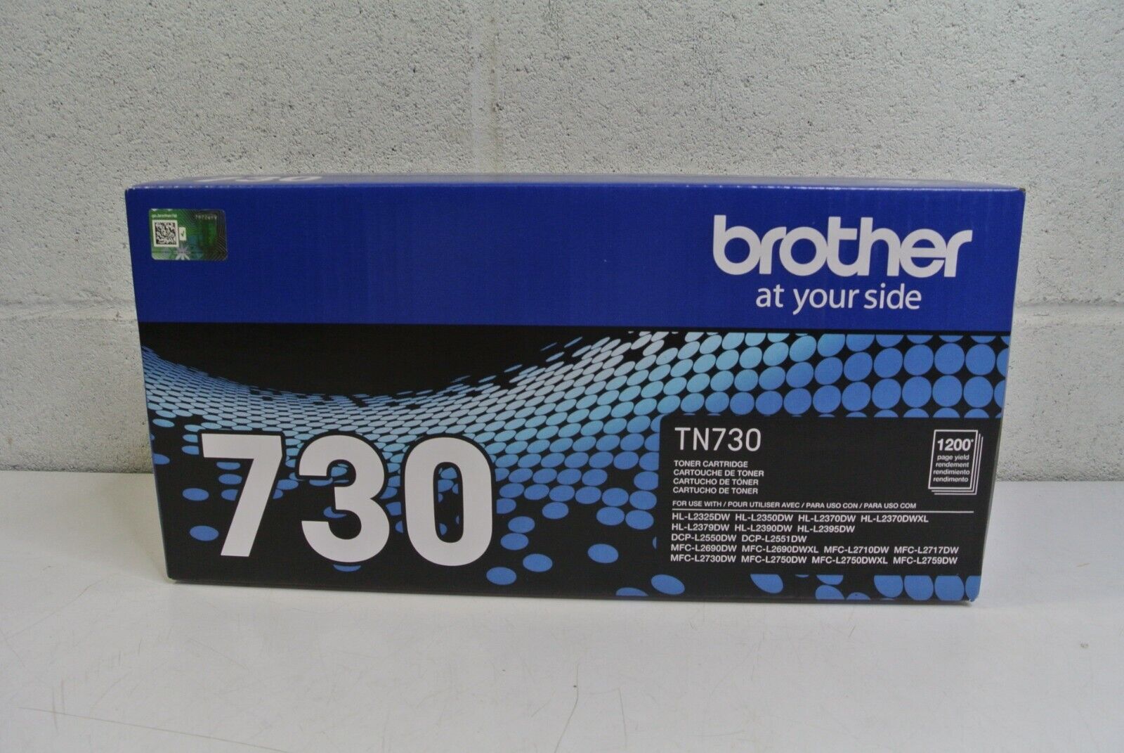 Brother Genuine TN730 Standard Yield Toner Cartridge 730 Black