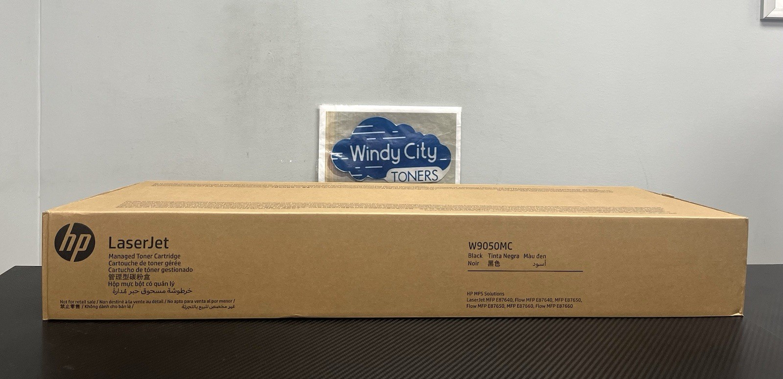 HP W9050MC Black Toner Cartridge For LaserJet Managed E87660z / E87640dn OEM New