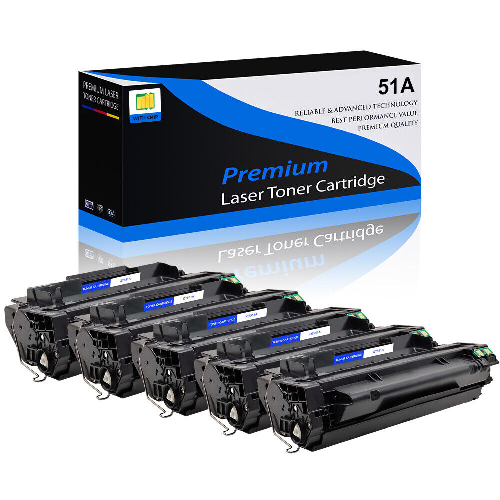 5PK High Yield Q7551A Toner Cartridge for HP LaserJet M3035 M3035xs MFP Printer