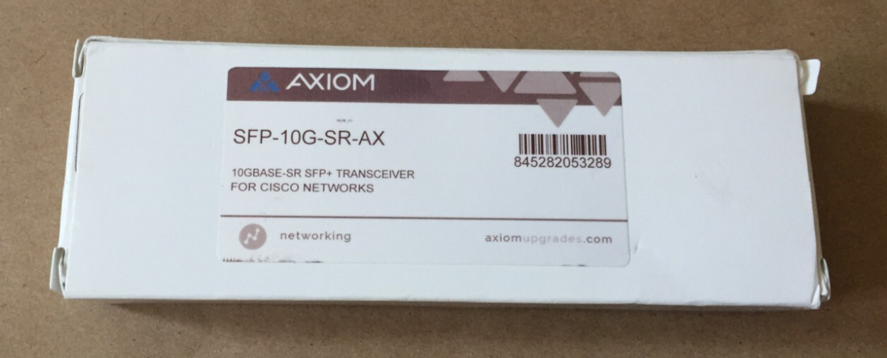 Axiom SFP-10G-SR-AX 10GBASE-SR SFP+ Transceiver Module for Cisco - SFP-10G-SR