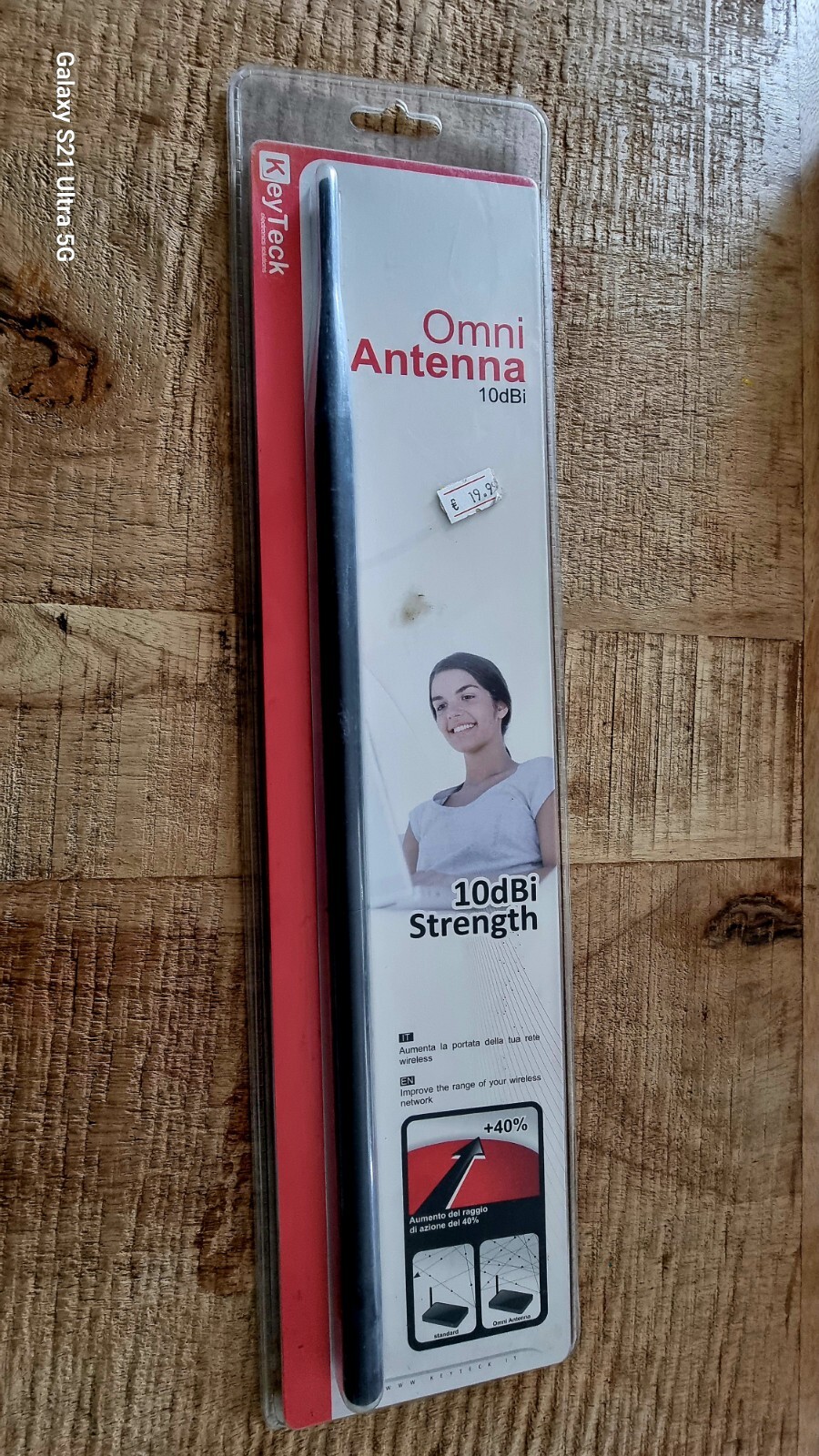  NET-10DBI Omnidirectional 10dbi Antenna for Wi-FiSignal Power Up to +40%