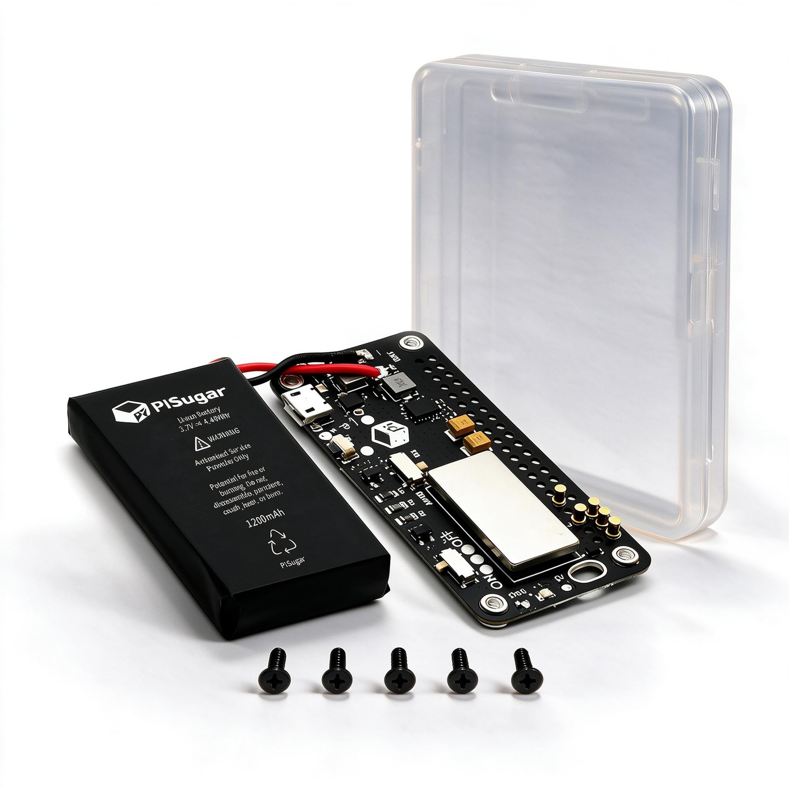 PiSugar S 1200mAh UPS Battery For Raspberry Pi Zero 2 W/W/WH Power Module