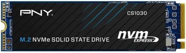 PNY CS1030 500GB PCIe Gen3 x4 NVMe M.2 2280 Internal SSD | Up to 2,000/1,100MB/s