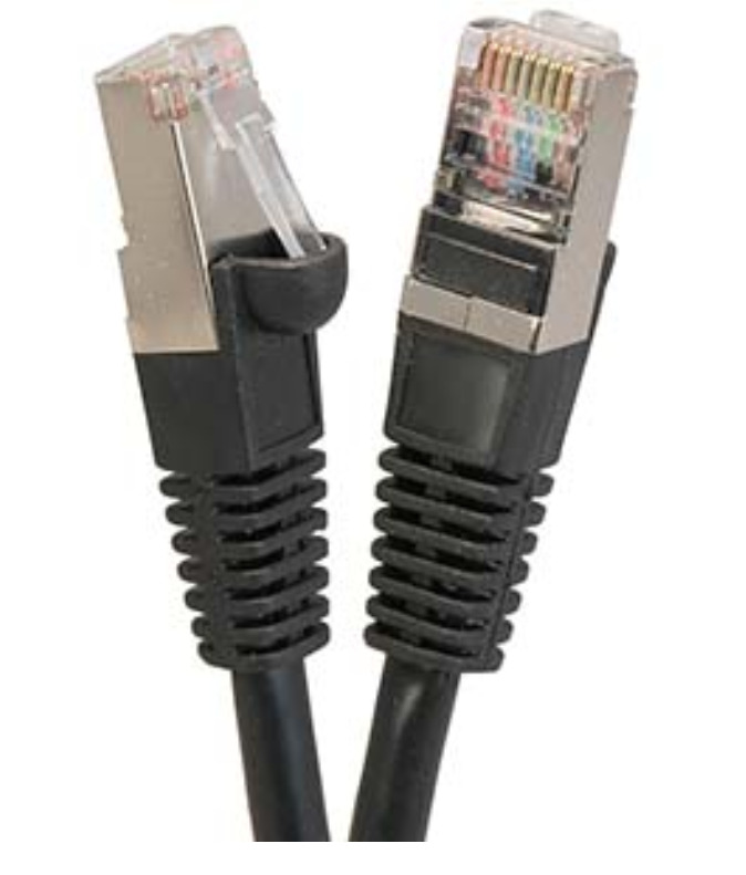 Cat6 Shielded SSTP Ethernet  Booted Patch Cable 0.5 1ft 2ft 3ft 5ft 7ft 10ft lot