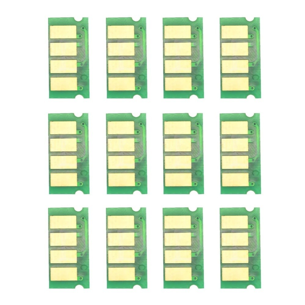 12 x Toner Chip for Ricoh SP C250SF, C250DN, SP C261SFNw Color Printer Refill