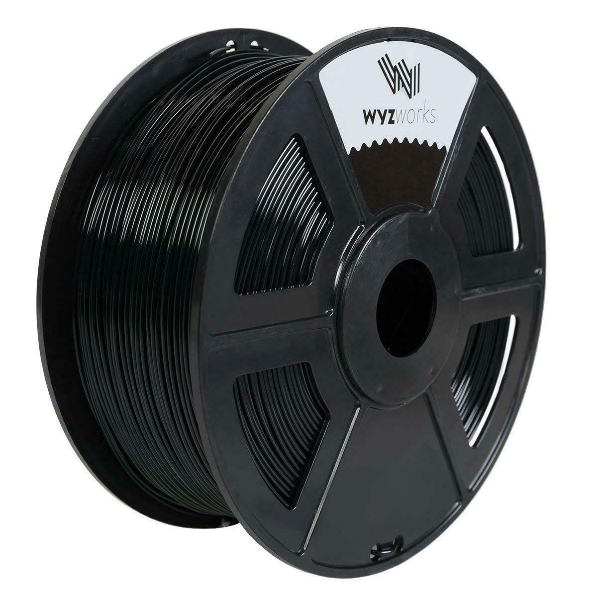 WYZworks Premium TPU SOFT 1.75mm 3D Printer Filament1kg/2.2lb MakerBot Monoprice