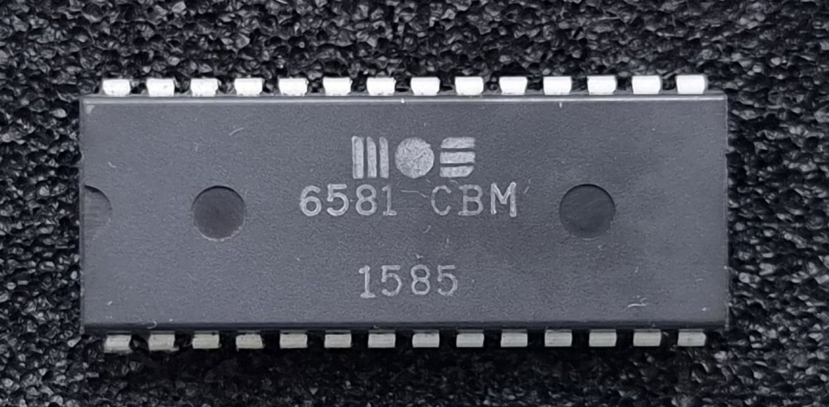 MOS 6581 CBM SID Sound Chip – Original Commodore 64 Audio IC – Vintage Tested