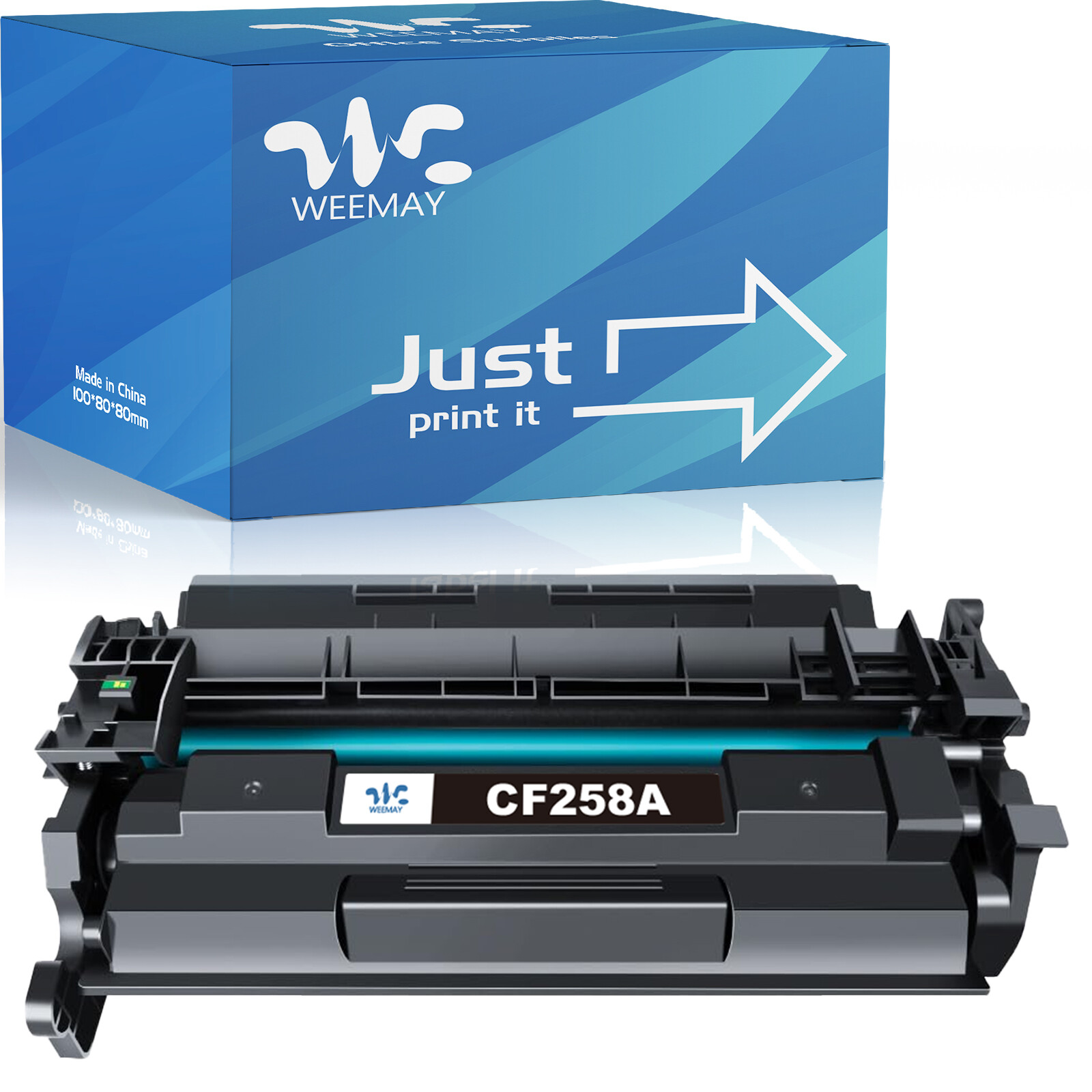 1PK CF258A 58A Toner Cartridge For HP LaserJet Pro M404n M404dn M404dw With Chip