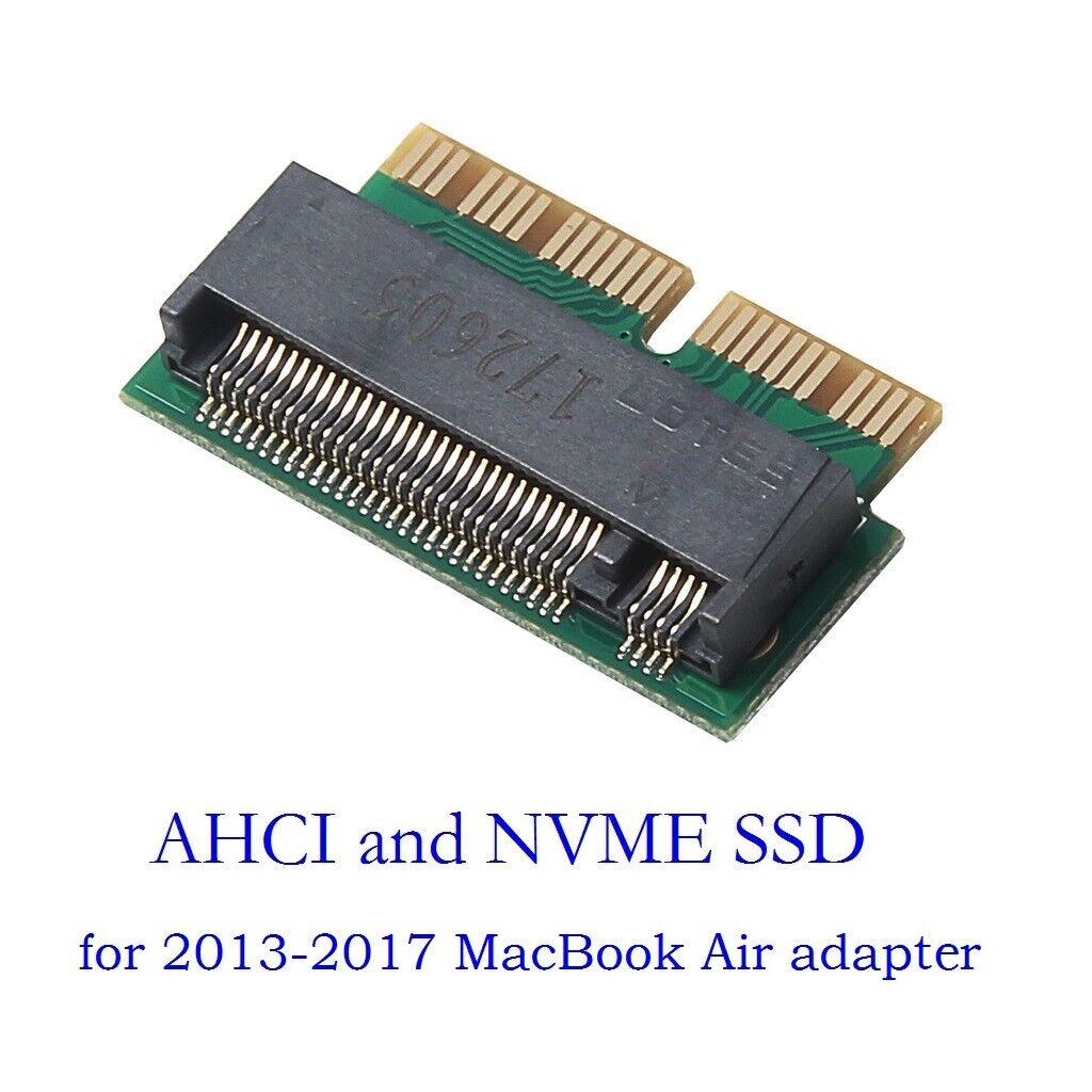 NVMe SSD Expansion Card Adapter for Macbook Air pro 2013 2014 2015 2016 2017