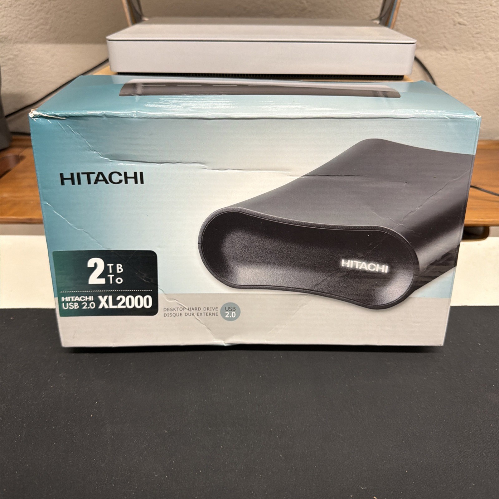 Hitachi XL2000 2TB Desktop USB 2.0 External Hard Disk Drive Black
