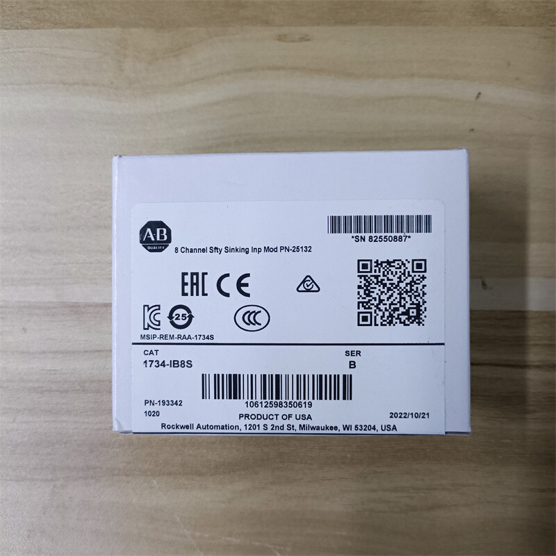 1 Pcs Brand New For 1734-IB8S Safety Sinking Input Module DHL/Fedex
