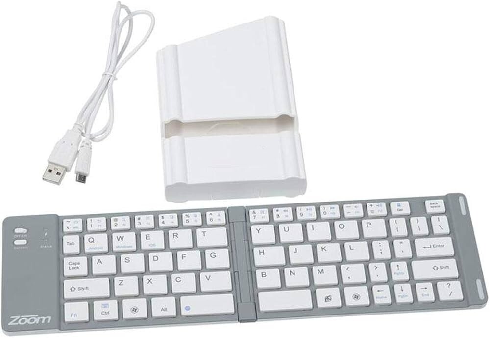 Zoom Bluetooth Gridlock Cordless Keyboard With Case & Charge Cable