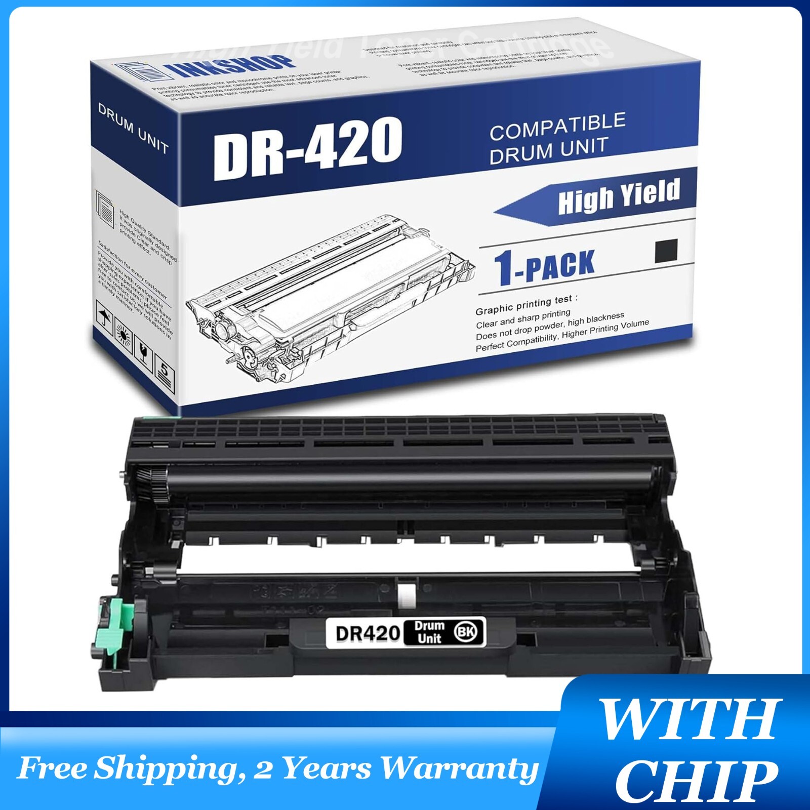 FADSOON® DR420 Drum For Brother HL-2240 2230 HL-2270DW DCP-7065DN MFC-7360N 7365