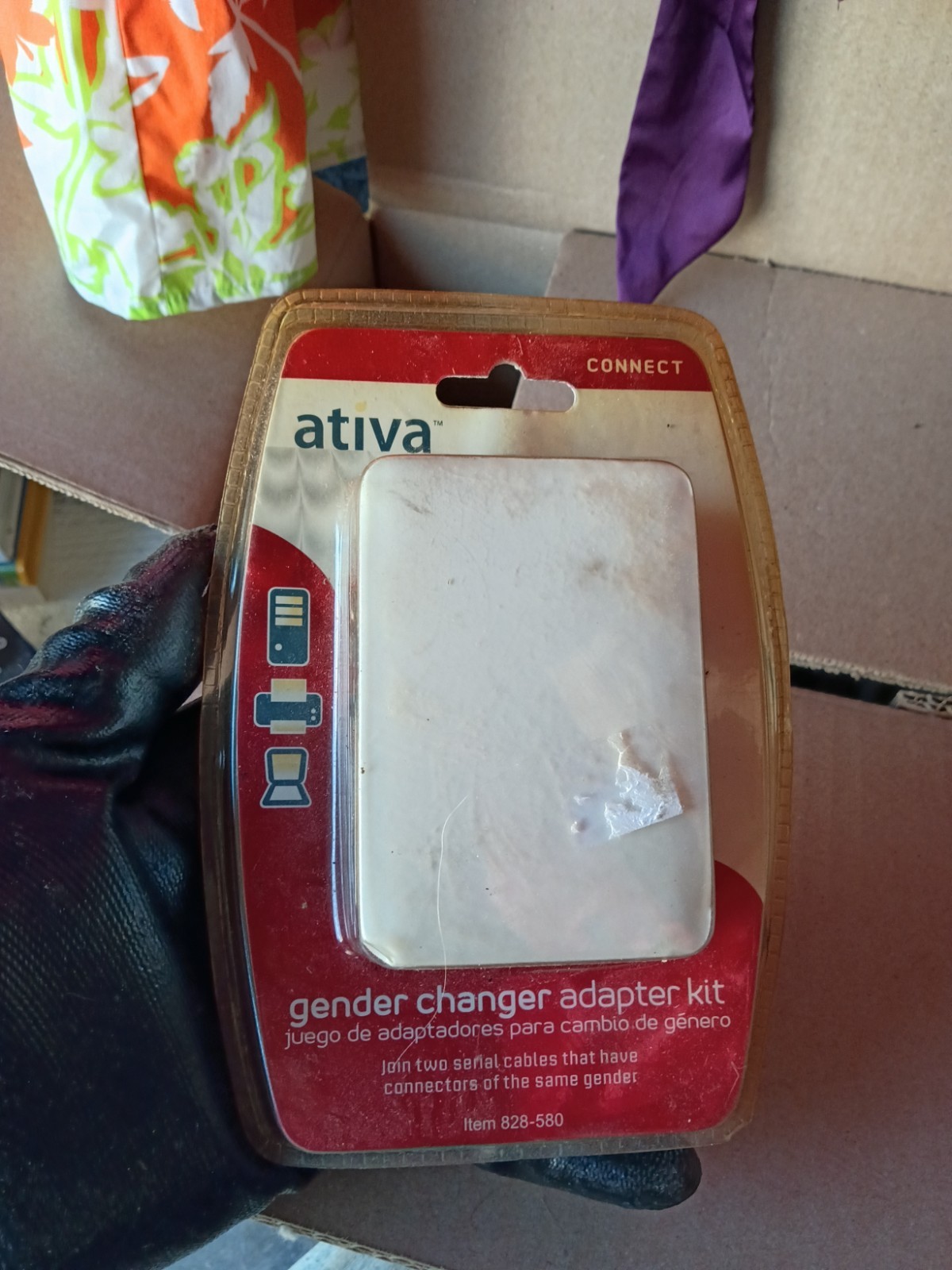 New, Sealed Ativa Connect Gender Changer Adapter Kit 828-580