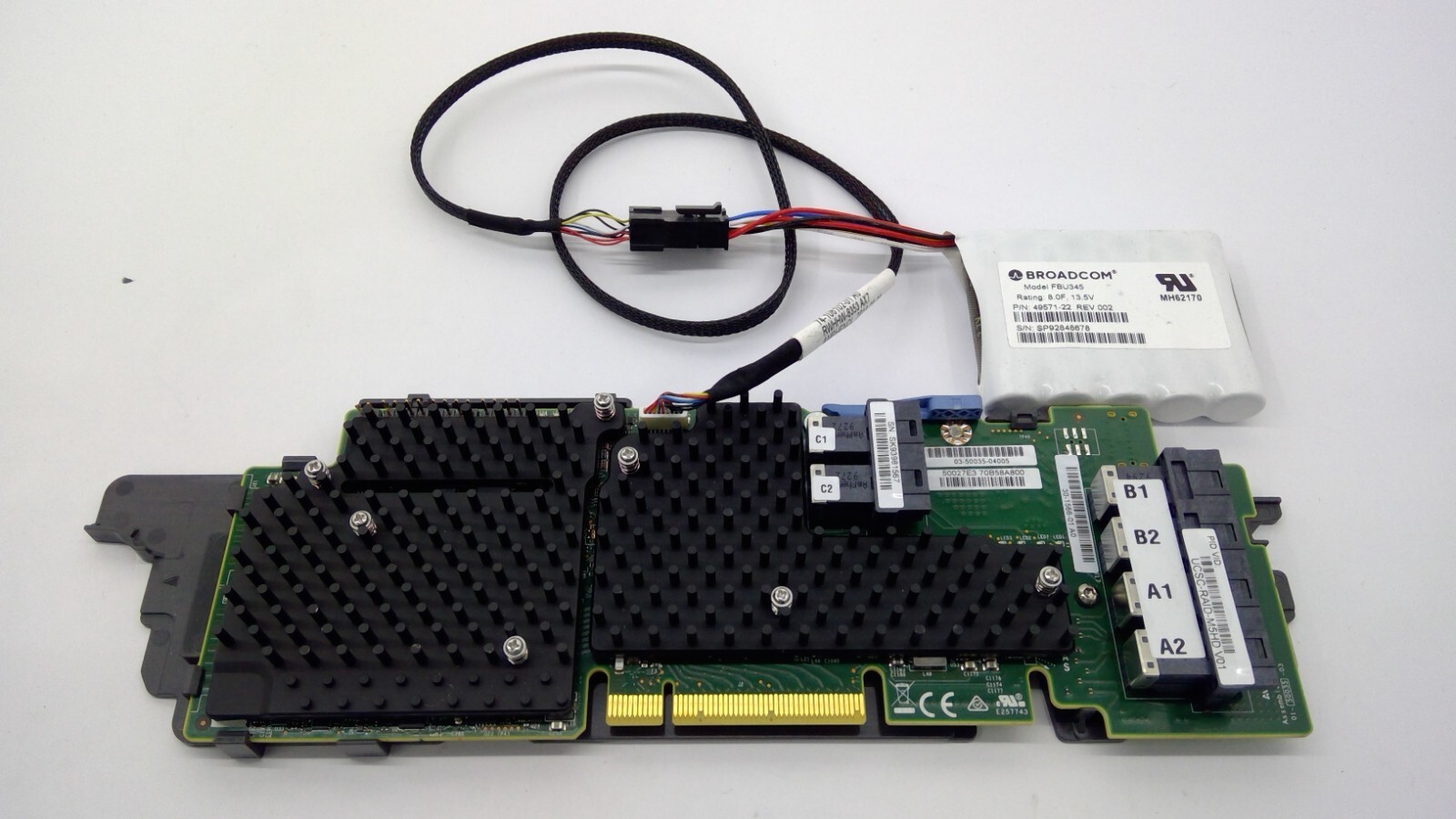 UCSCRAIDM5HD CISCO 12Gb/s Modular Pcie Sas Raid Controller Battery Cable Bundle