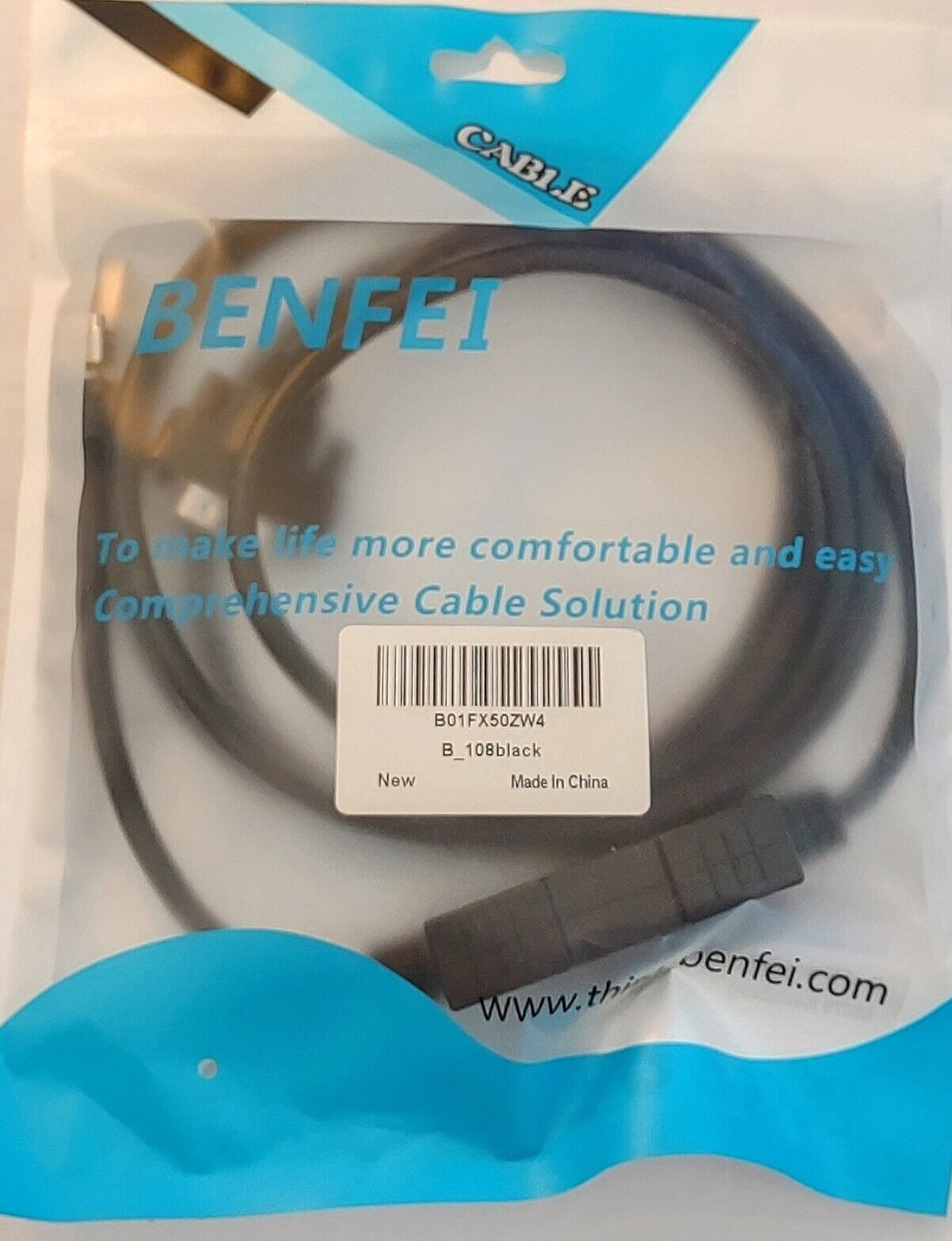BENFEI Mini DisplayPort to DVI 3 Ft Cable, Mini DispPort to DVI Cable Projector