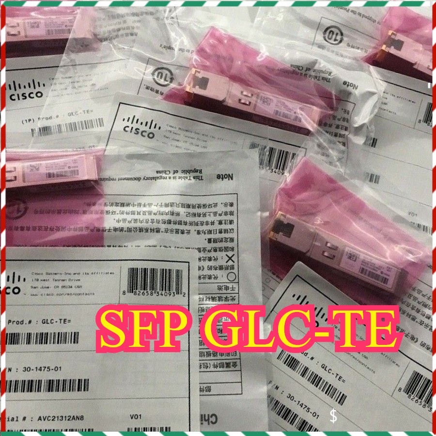 SFP GLC-TE SEALED CISCO 1000BASE-T Transceiver Module RJ-45 Copper NEW