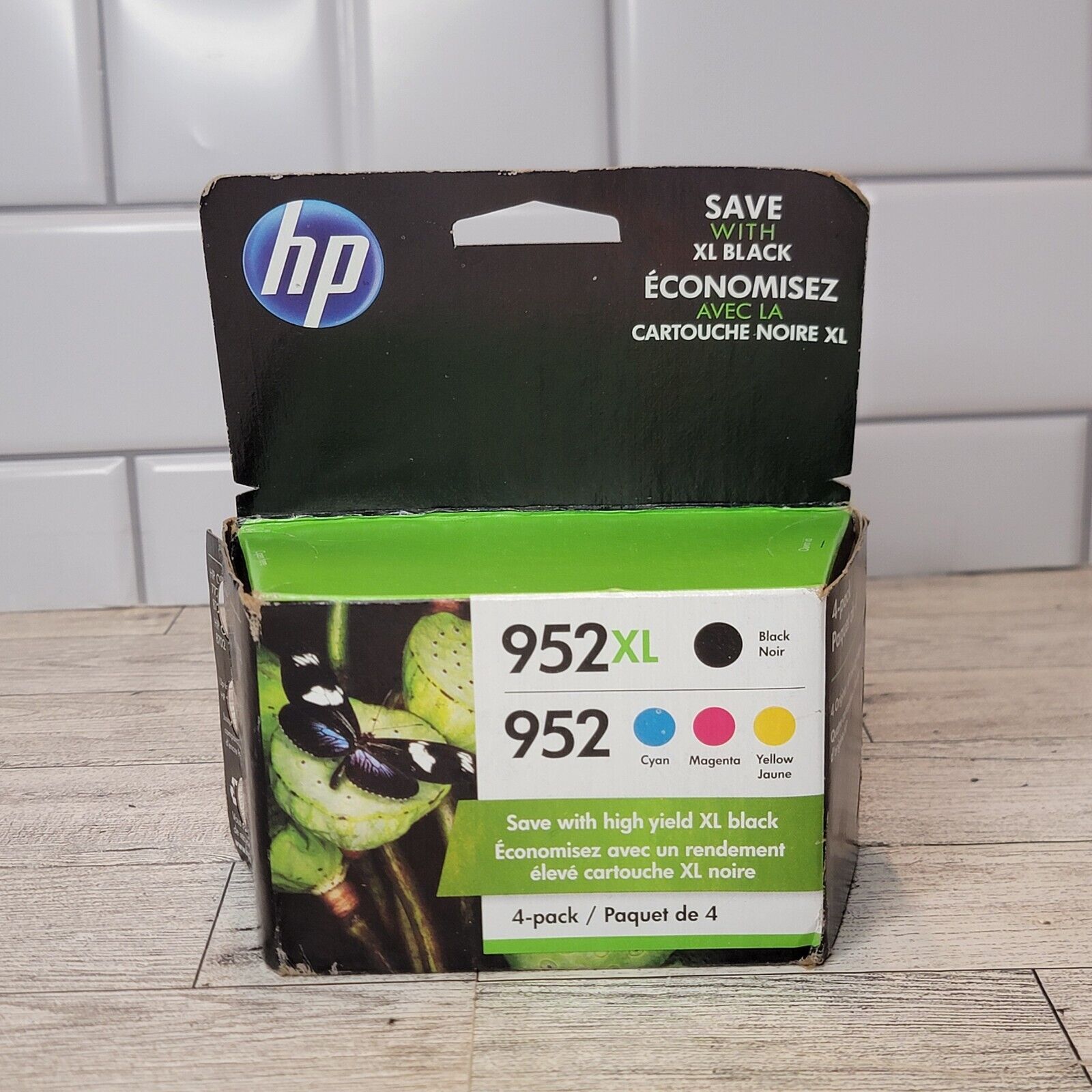 HP 952XL/952 Multi-Color Ink Cartridge Set N9K28AN Exp Date July 2022