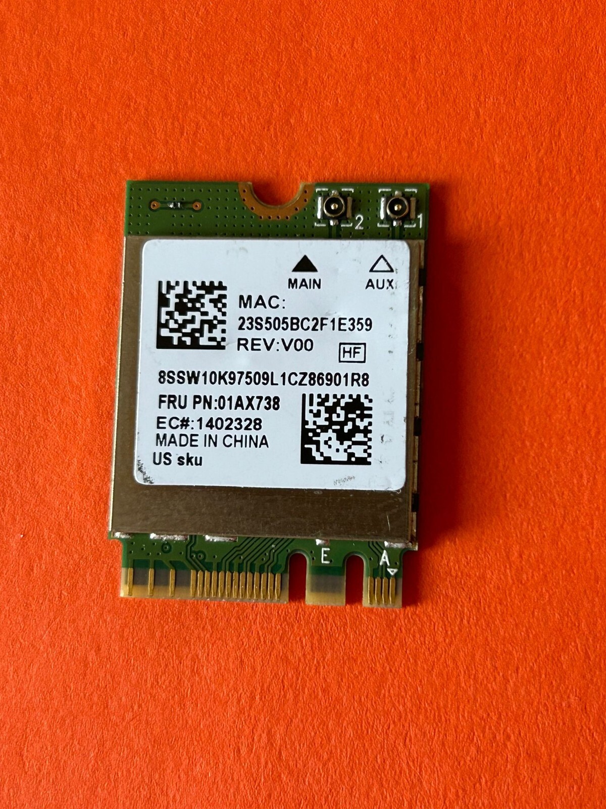 01AX738 Realtek WiFi Bluetooth Combo Adapter for Lenovo E480 laptop HH