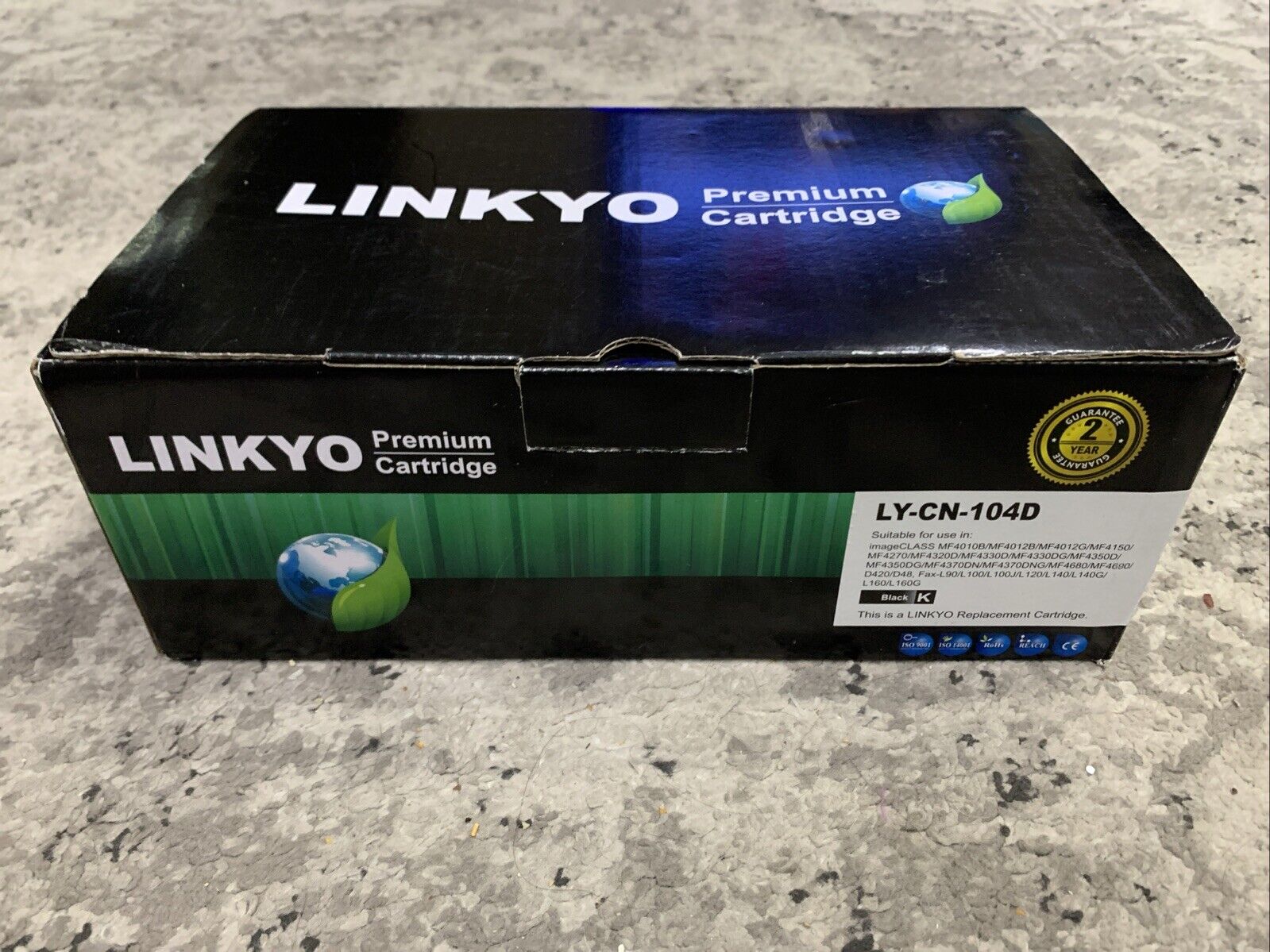 Linkyo Premium Cartridge LY-CN-104D Black Printer Toner Brand New