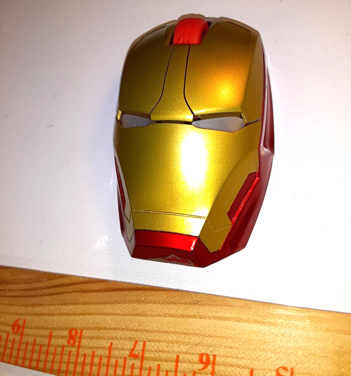 M8 Iron Man Mouse - Gold -  Very Nice For Teen Or Ironman Marvel Fan