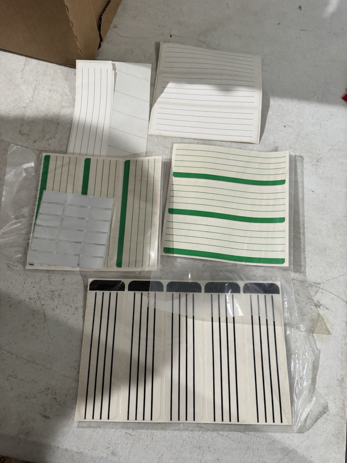 vintage floppy disc disk label sticker lot tandy memorex and more