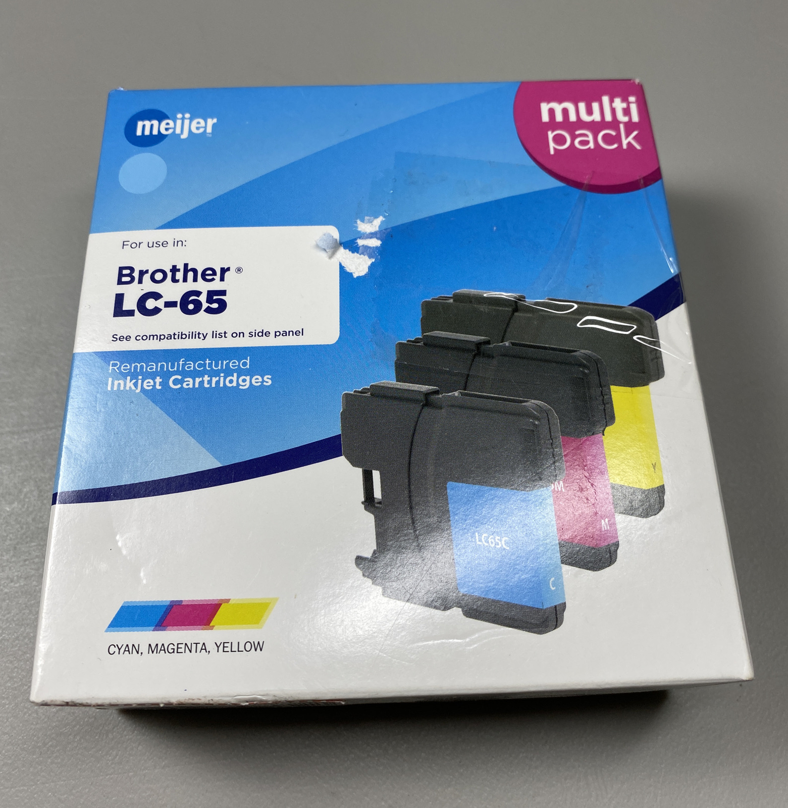NEW MEIJER FOR BROTHER LC-65 PRINTER INK Cartridge Color Multipack