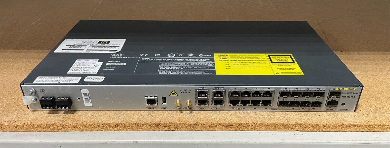 Cisco A901-6CZ-FS-D ASR 901 Series Aggregation Services Router - 1 Year Warranty