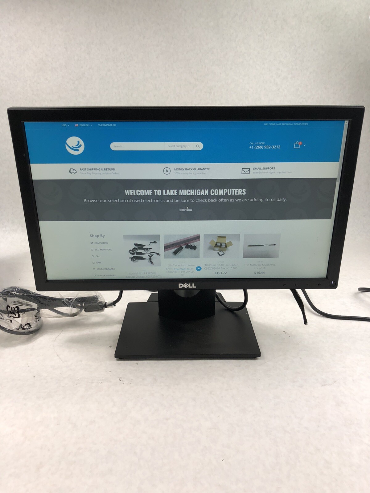 Dell E2016H 20" Widescreen 1600 x 900 LED LCD Monitor VGA E2016Hb 15066