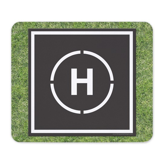 CafePress Helicopter Landing Mousepad  (355176017)