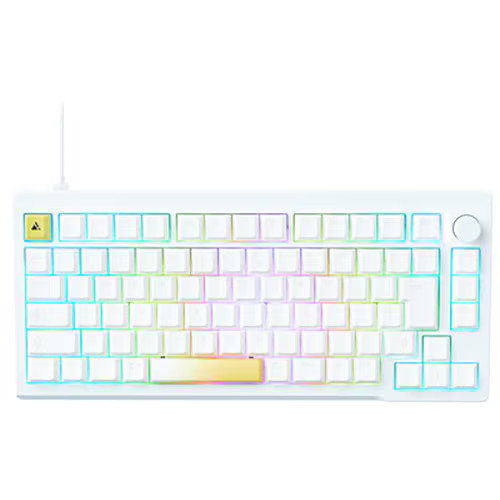 ULTRA PLUS UP Trigger CNC 75% Gaming Keyboard White UP-MKGA75MTL-RT-J/W