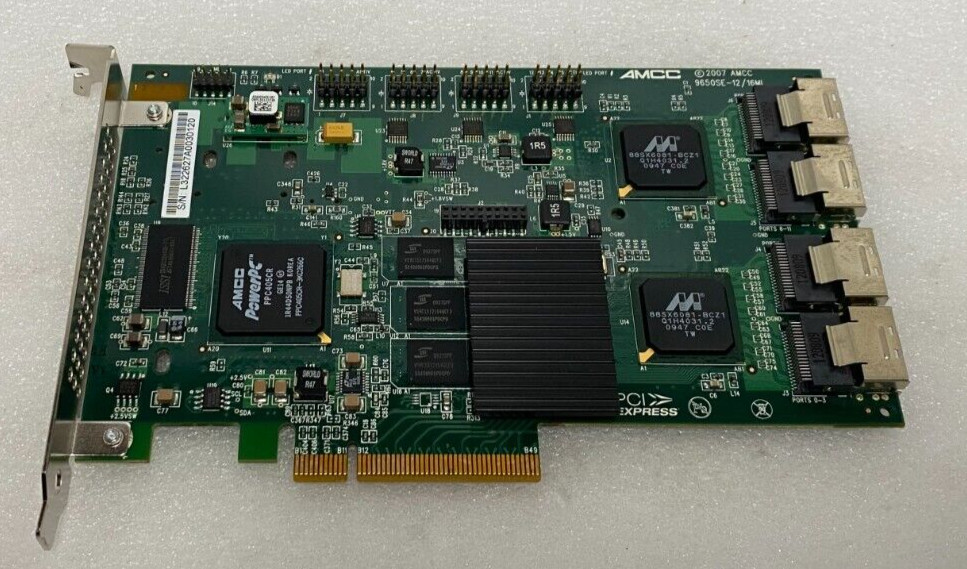 LSI 9650SE-16ML 3Ware SATA PCIe 16-Port RAID Controller